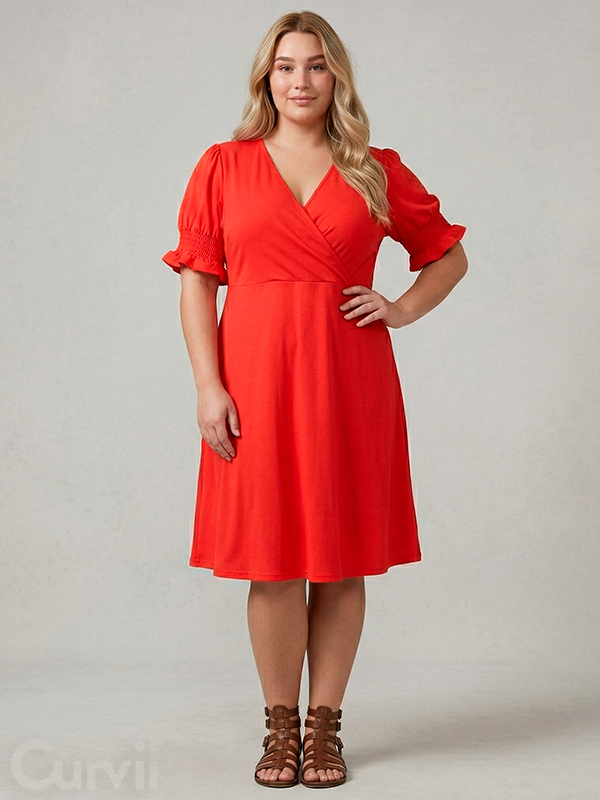 SBEATRICE - Plus Size Kjole fra Studio