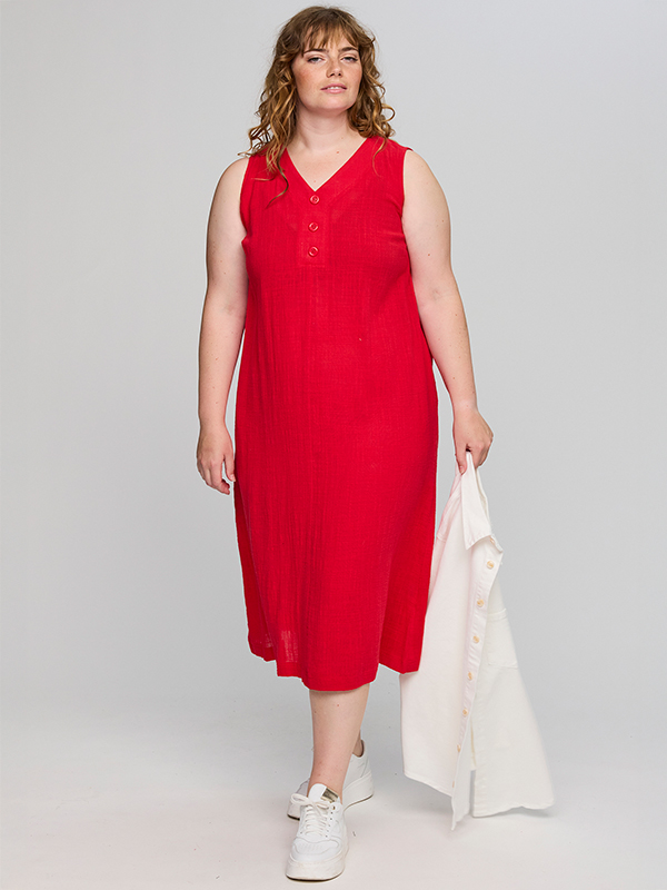 SCADENCE - Plus Size Kjole fra Studio