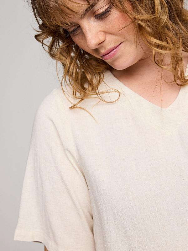 SCANDICE - Plus Size Bluse fra Studio