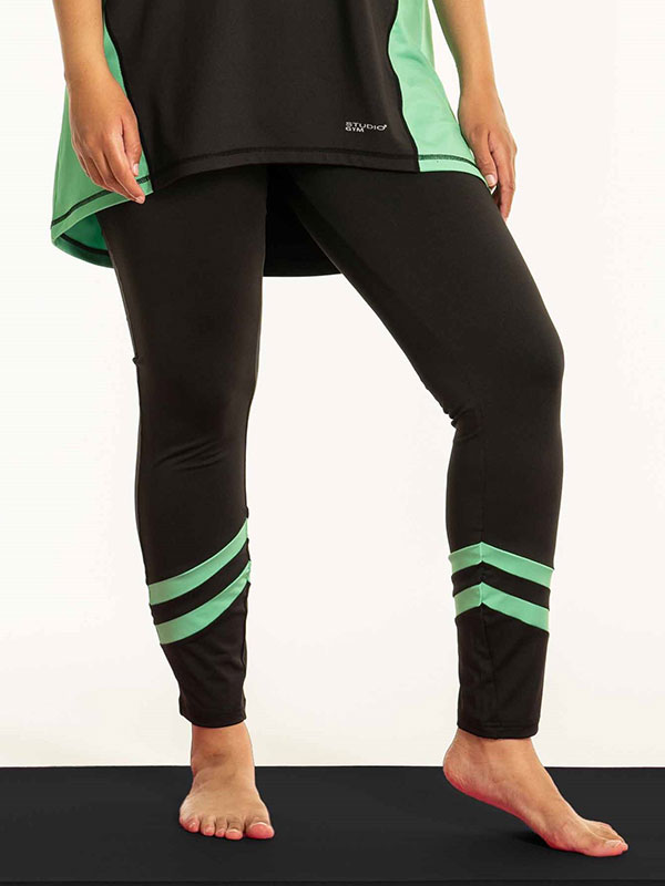 FITNESS - Plus Size Trenings tights fra Studio