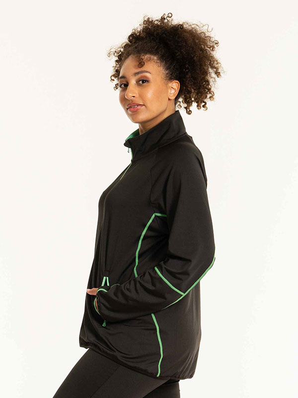 FITNESS - Plus Size Trenings jakke fra Studio