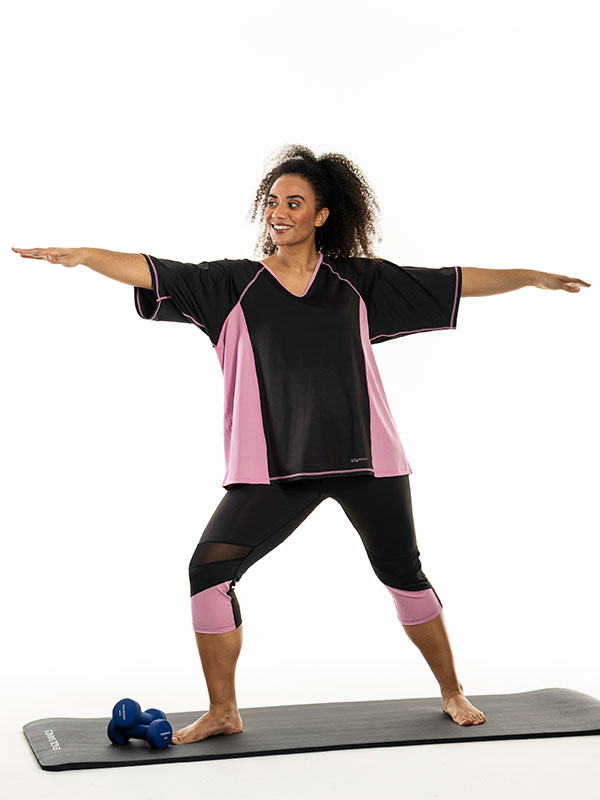 FITNESS - Plus Size Trenings sweatshirt fra Studio
