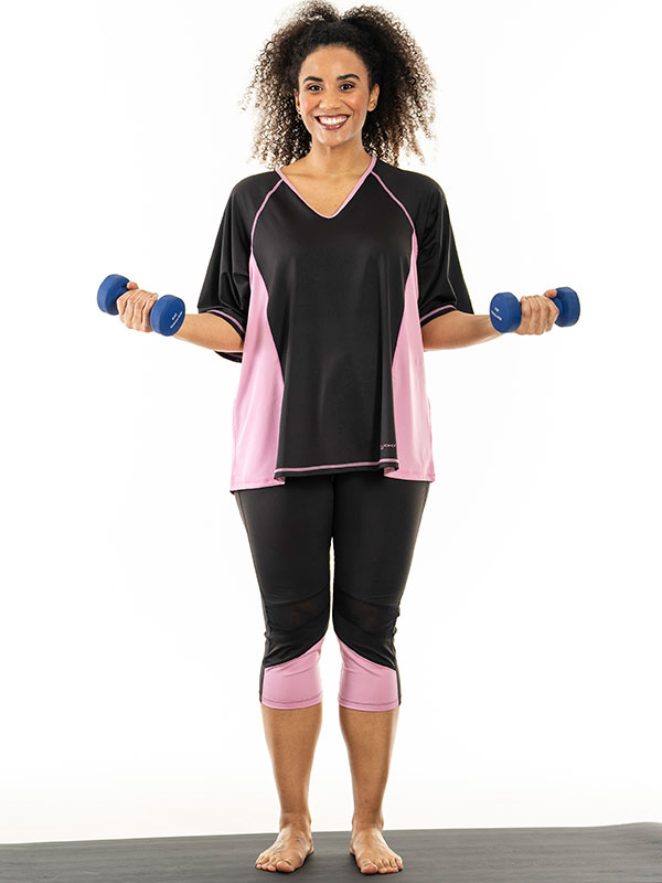 FITNESS - Plus Size Trenings sweatshirt fra Studio