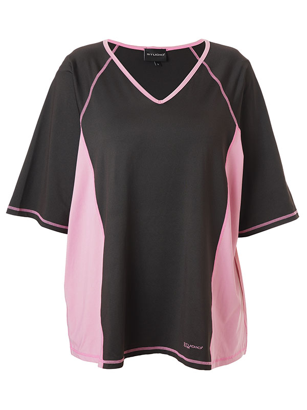 FITNESS - Plus Size Trenings sweatshirt fra Studio
