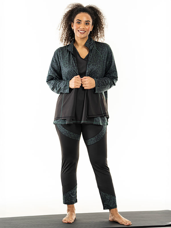 FITNESS - Plus Size Trenings tights fra Studio