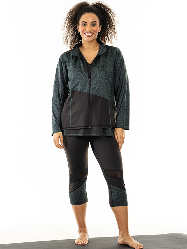FITNESS - Plus Size Trenings jakke fra Studio