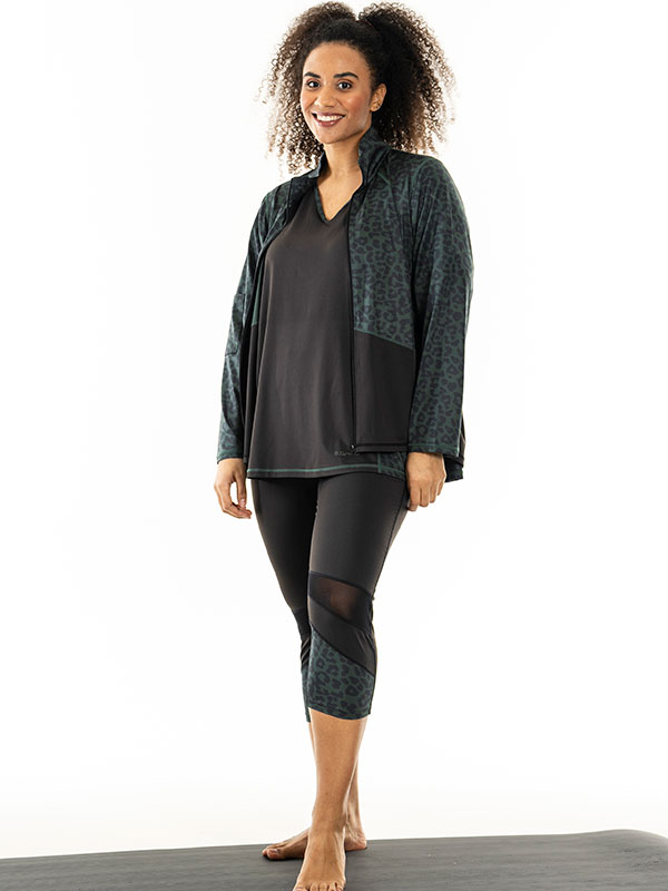 FITNESS - Plus Size Trenings jakke fra Studio