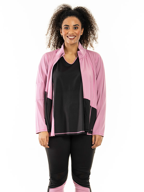 FITNESS - Plus Size Trenings jakke fra Studio