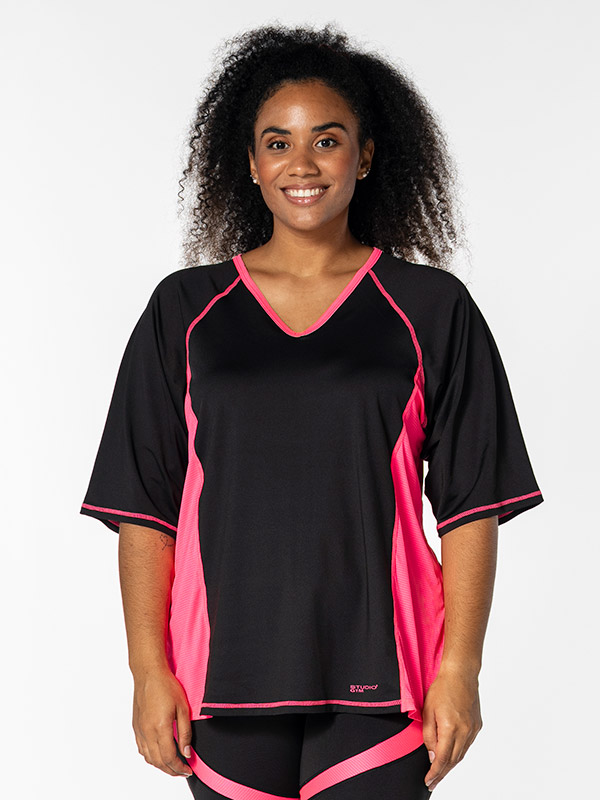 FITNESS - Plus Size Trenings sweatshirt fra Studio