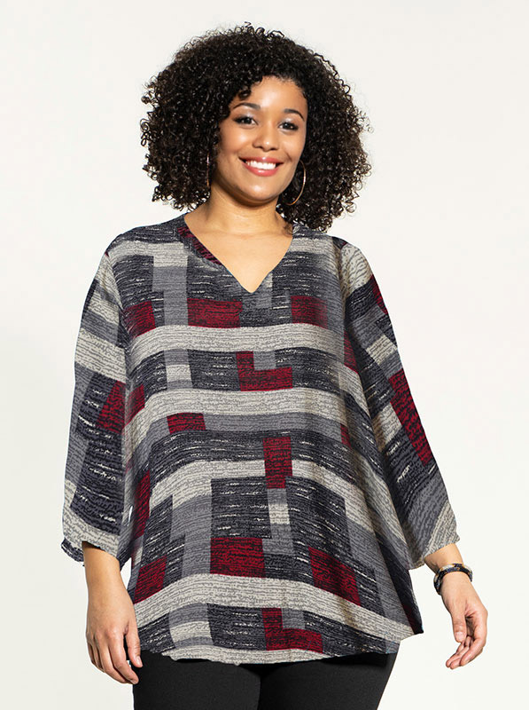EMMY - Plus Size Bluse fra Studio