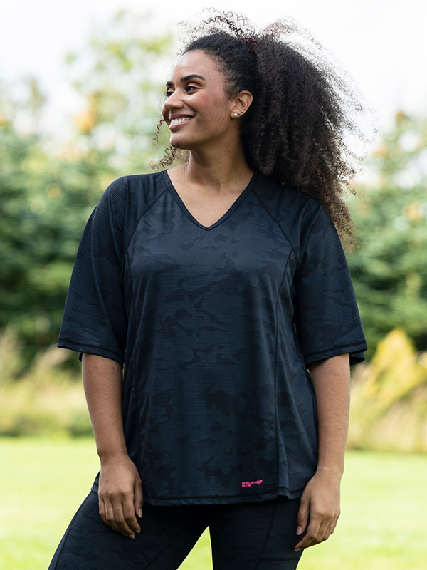 FITNESS - Plus Size Trenings sweatshirt fra Studio
