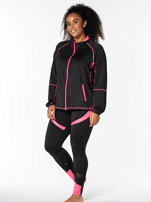 FITNESS - Plus Size Trenings jakke fra Studio