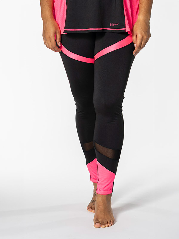 FITNESS - Plus Size Trenings tights fra Studio