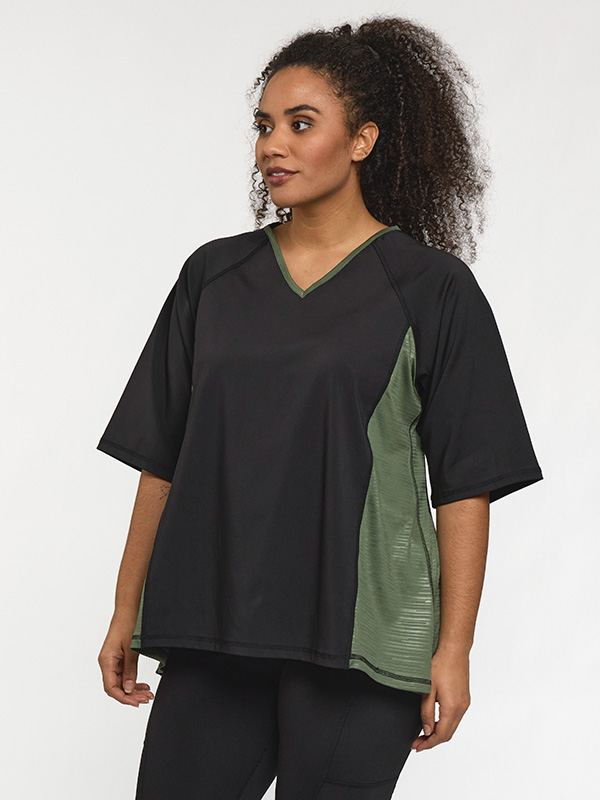 SFITNESS - Plus Size Trenings sweatshirt fra Studio