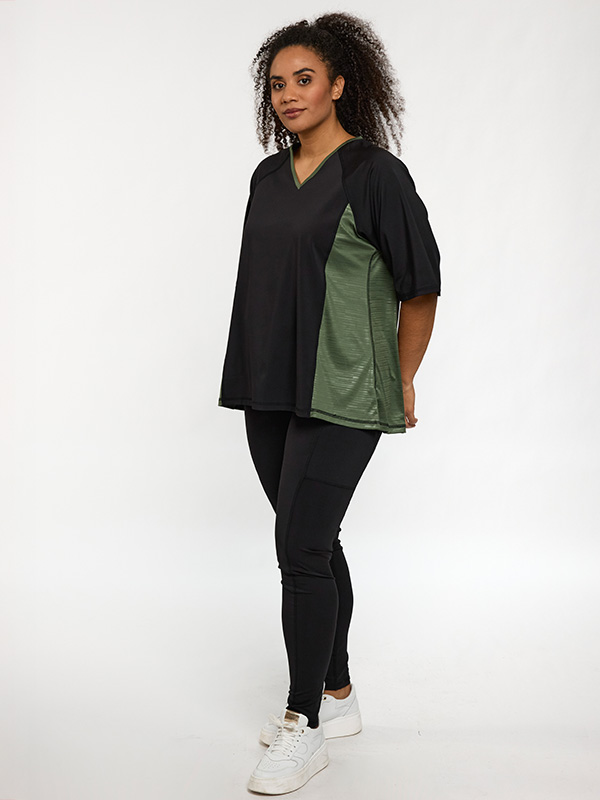 SFITNESS - Plus Size Trenings sweatshirt fra Studio
