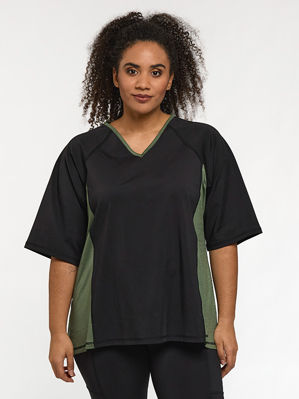 SFITNESS - Plus Size Trenings sweatshirt fra Studio