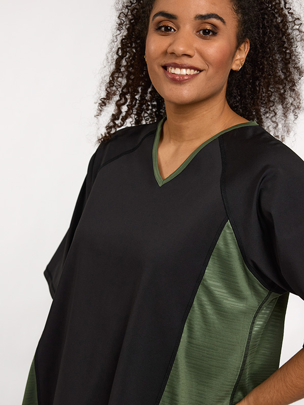 SFITNESS - Plus Size Trenings sweatshirt fra Studio