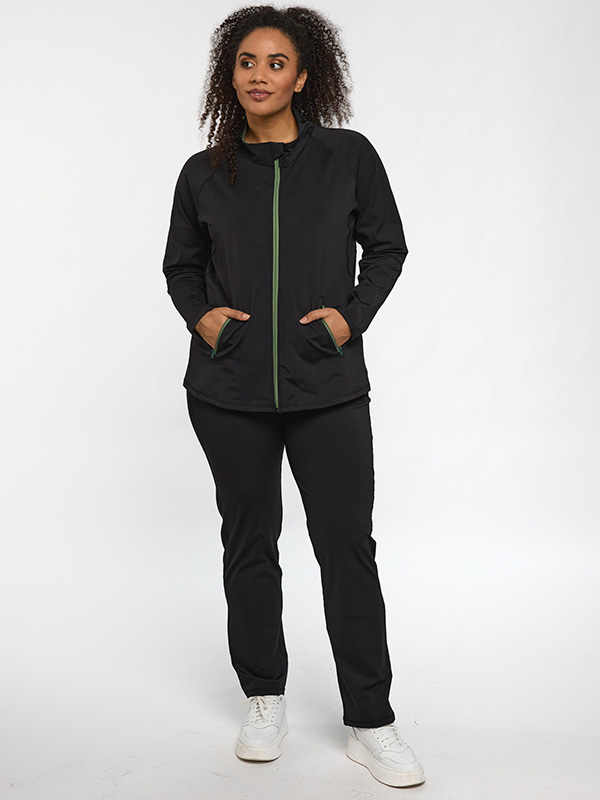 SFITNESS - Plus Size Trenings jakke fra Studio