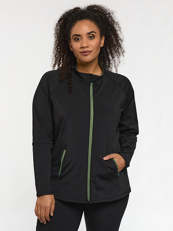 SFITNESS - Plus Size Trenings jakke fra Studio