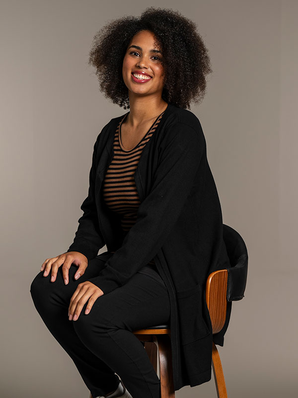 HELSINKI  - Plus Size Cardigan fra Sandgaard