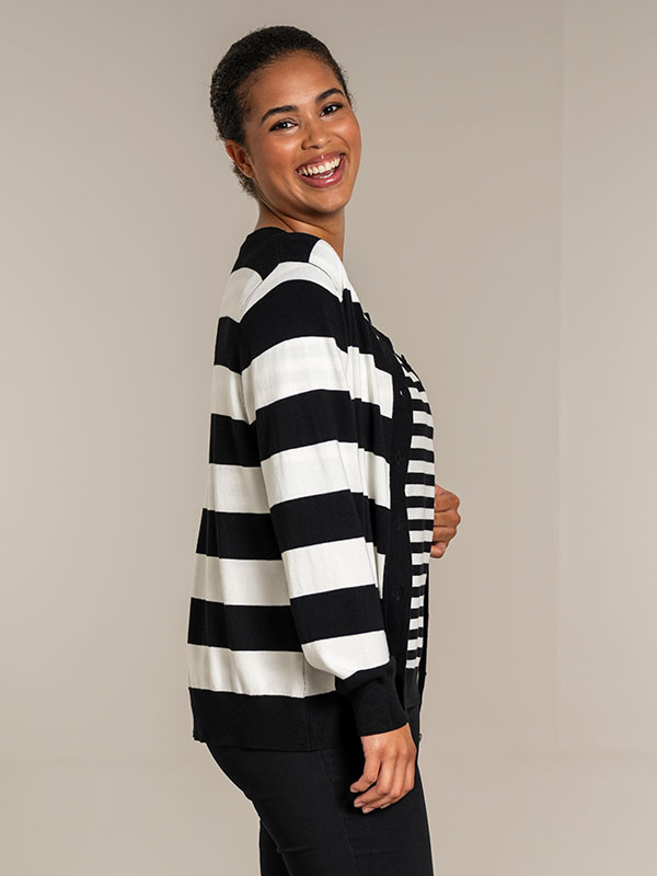 HELSINKI - Plus Size Cardigan fra Sandgaard