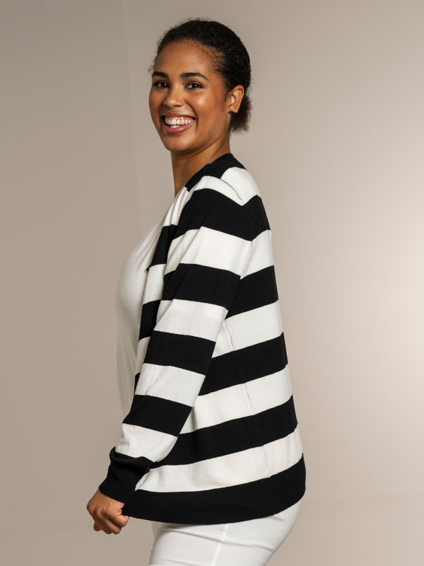 HELSINKI - Plus Size Cardigan fra Sandgaard