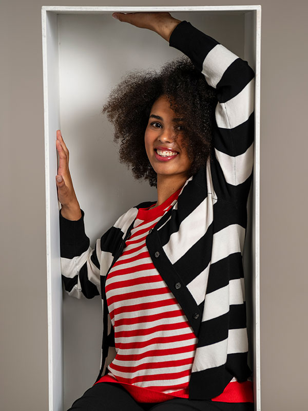 HELSINKI - Plus Size Cardigan fra Sandgaard