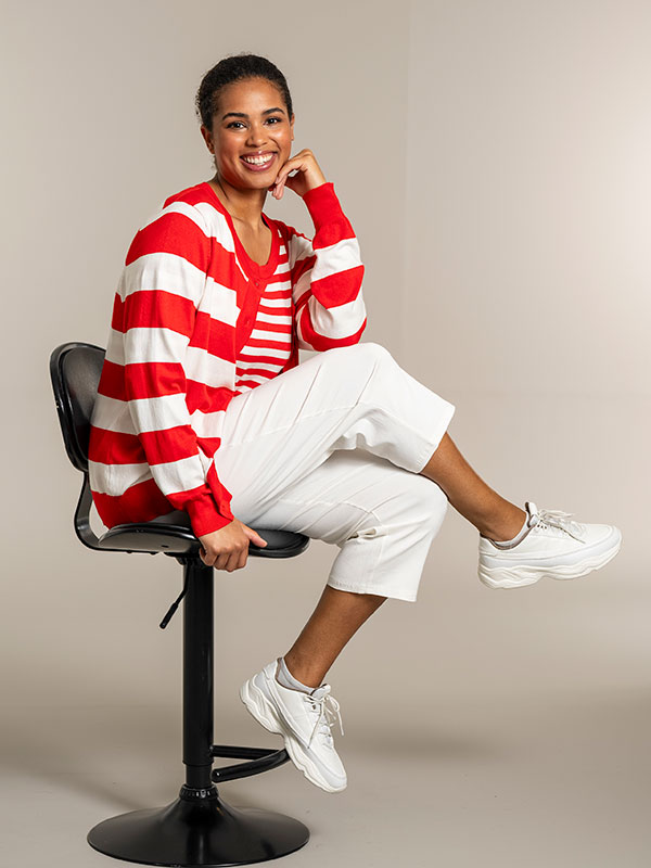 HELSINKI - Plus Size Cardigan fra Sandgaard