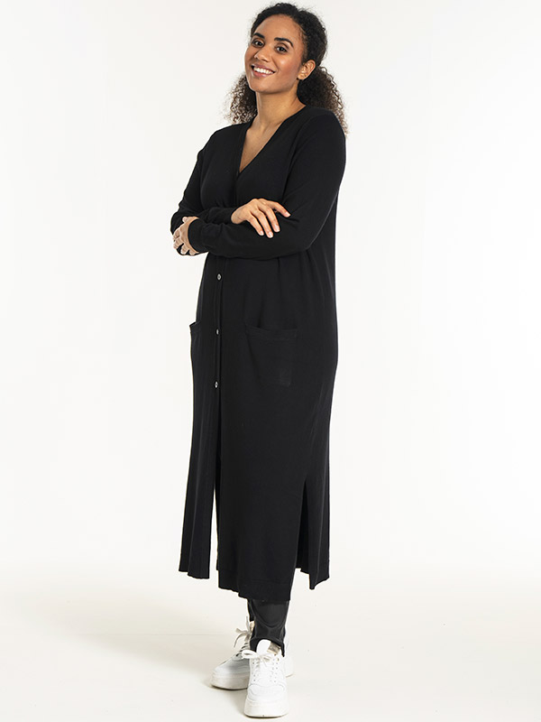 HELSINKI - Plus Size Cardigan fra Sandgaard