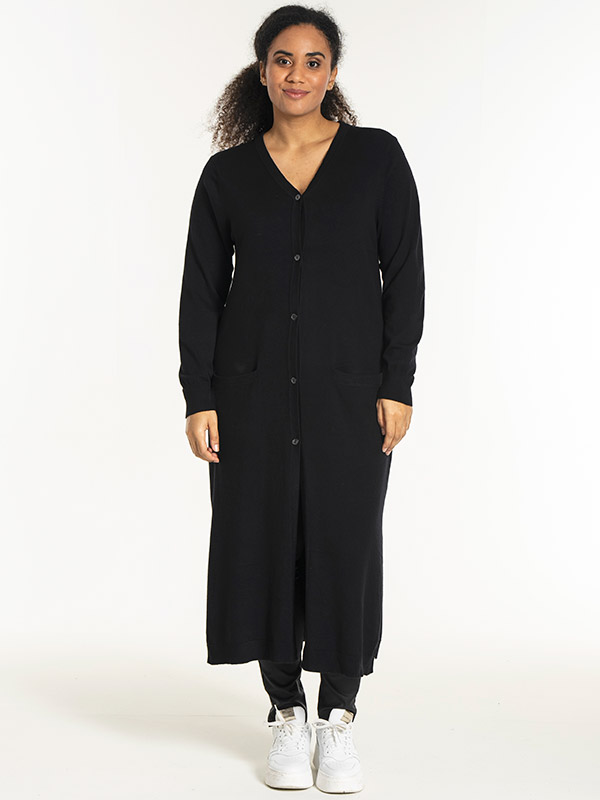 HELSINKI - Plus Size Cardigan fra Sandgaard