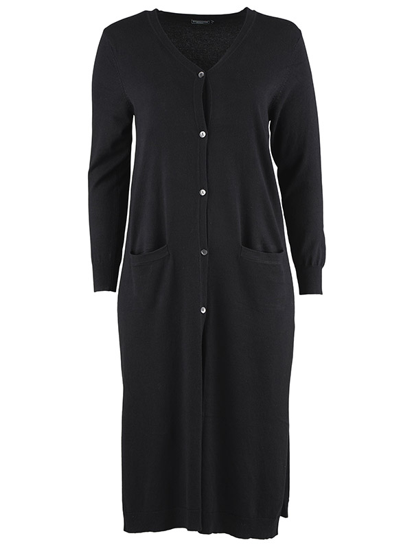 HELSINKI - Plus Size Cardigan fra Sandgaard