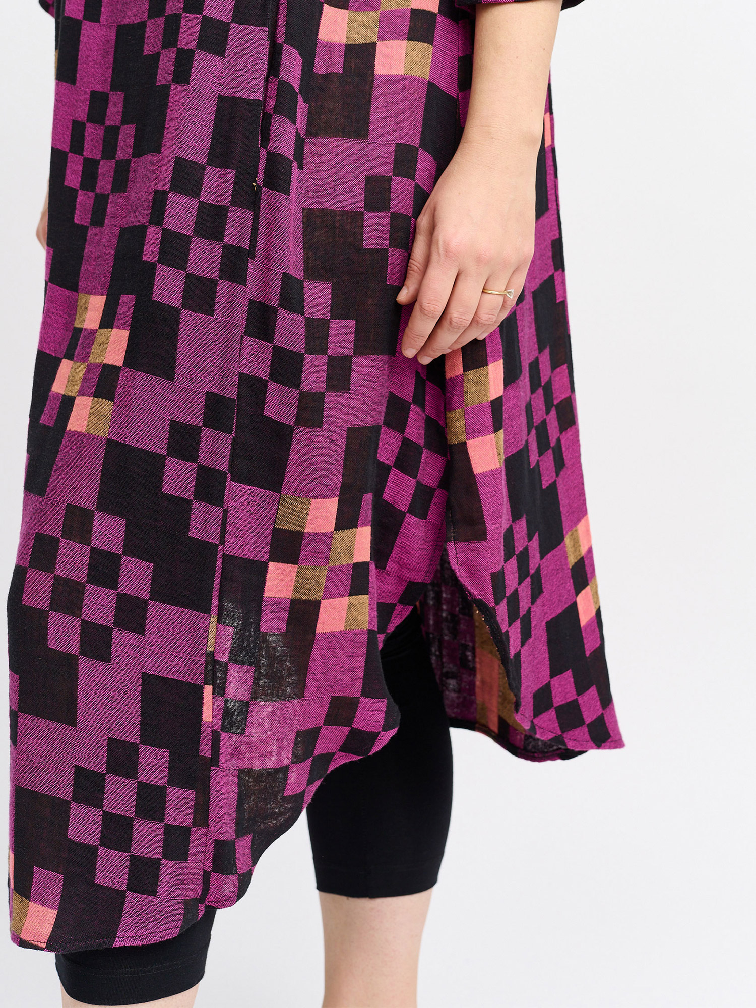 SAMMY - Lilla kjole med rutete mønster fra Pont Neuf