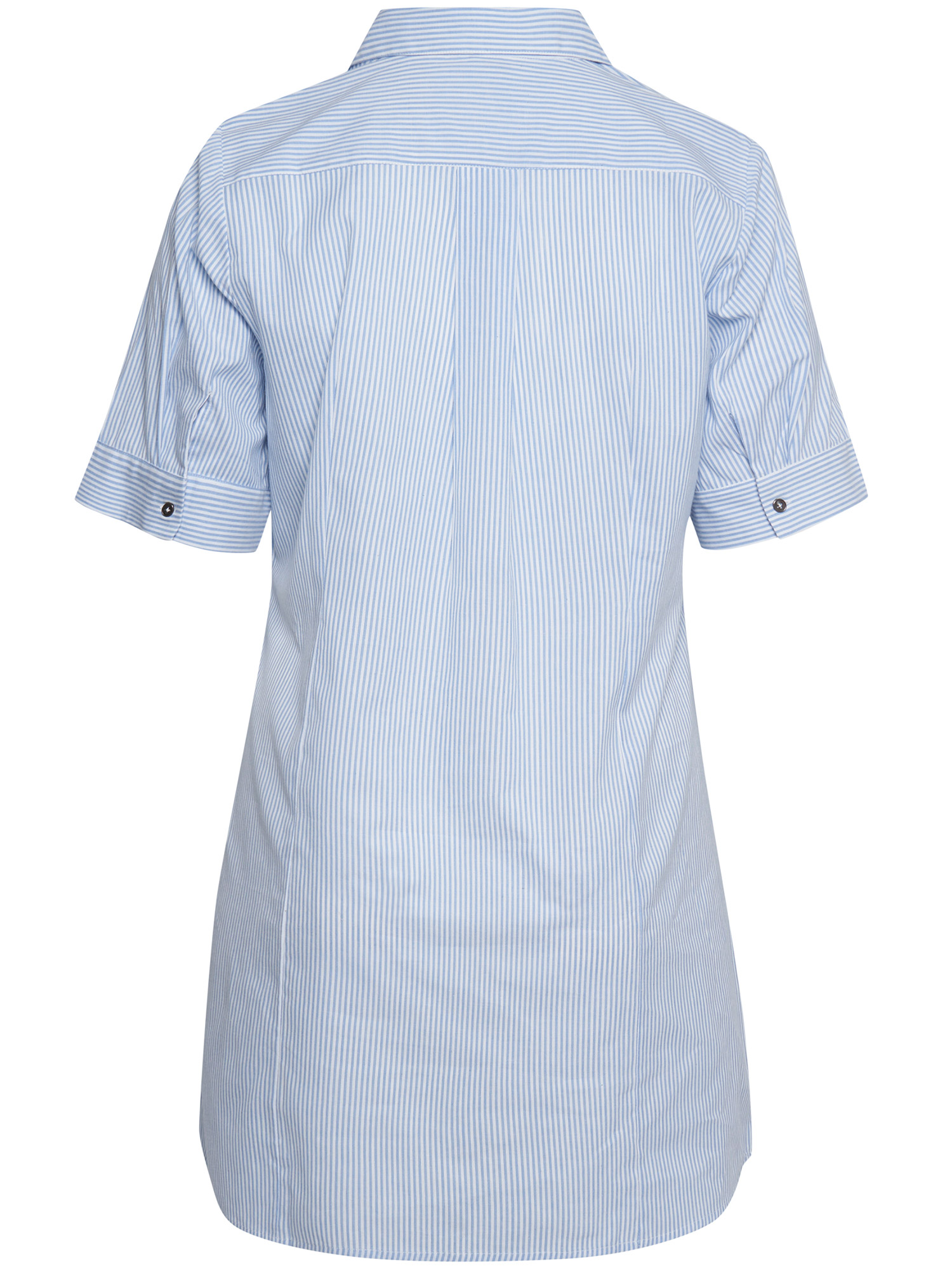 bomulls tunika med hvite og blå striper fra Adia