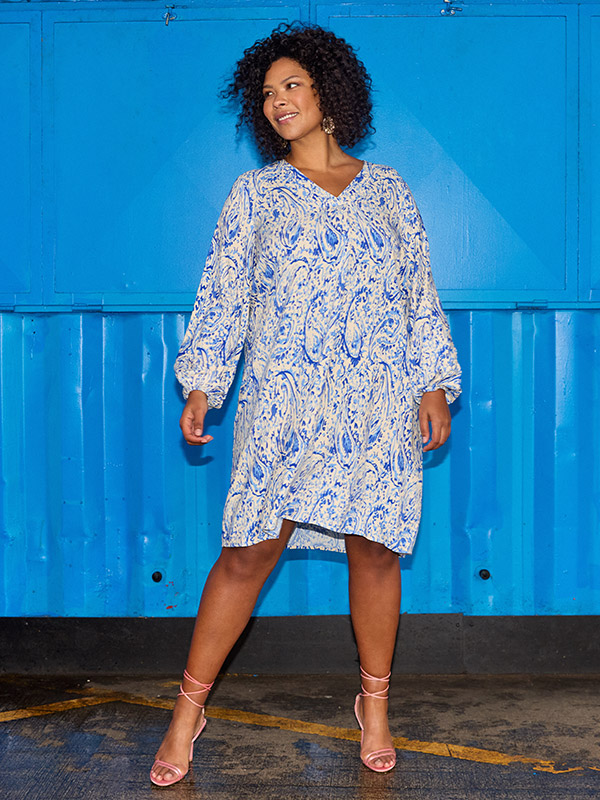 WA-CELINE - Plus Size Kjole fra Wasabi Concept