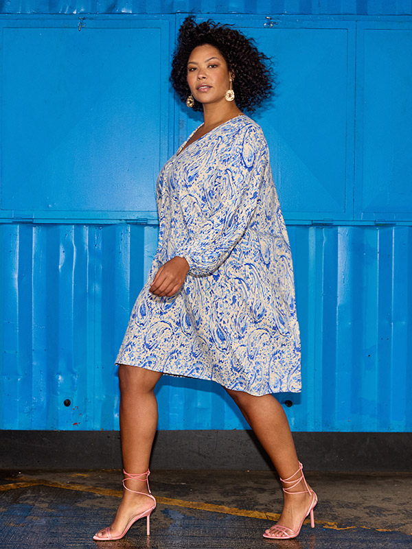 WA-CELINE - Plus Size Kjole fra Wasabi Concept