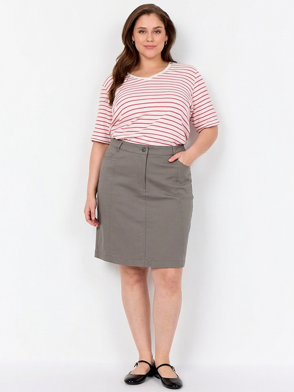 WA-SMILLA - Plus Size Skjørt fra Wasabi Concept