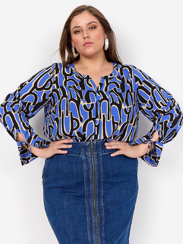 WA-VALERA - Plus Size Bluse fra Wasabi Concept