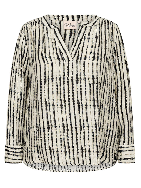WA-VARINKA - Plus Size Bluse fra Wasabi Concept