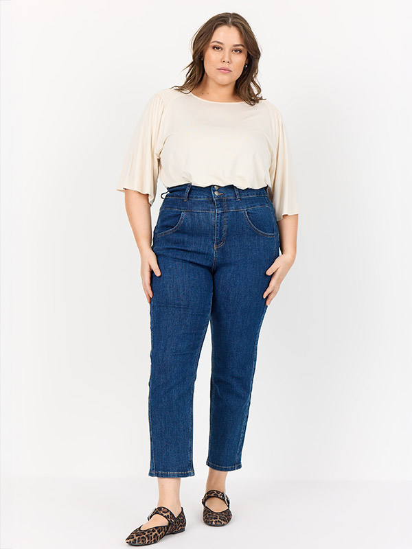 WA-JENIFER - Plus Size Jeans fra Wasabi Concept