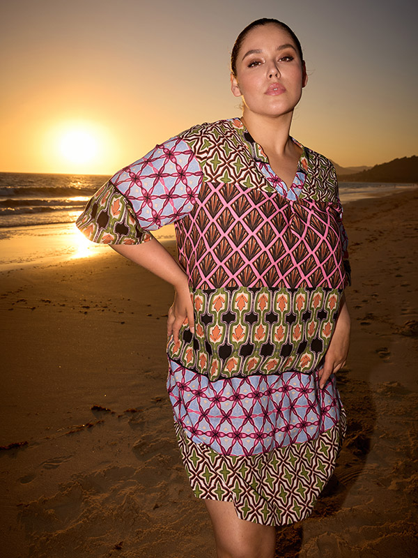 WA-MELIKA - Plus Size Tunika fra Wasabi Concept