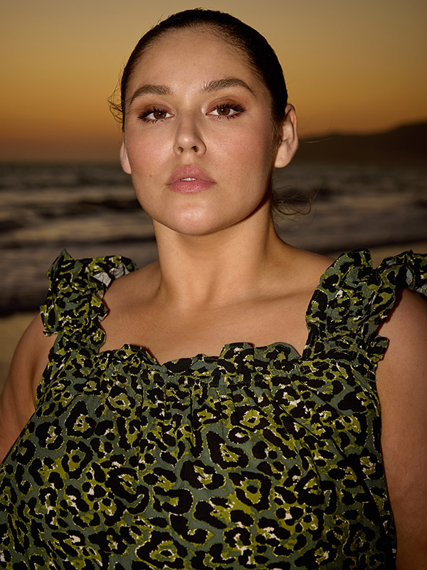 WA-MELINA - Plus Size Topp fra Wasabi Concept