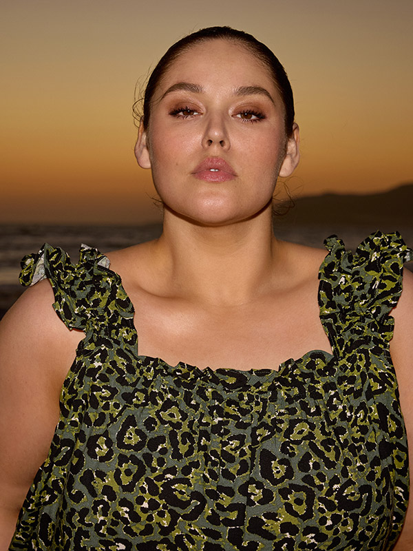 WA-MELINA - Plus Size Topp fra Wasabi Concept