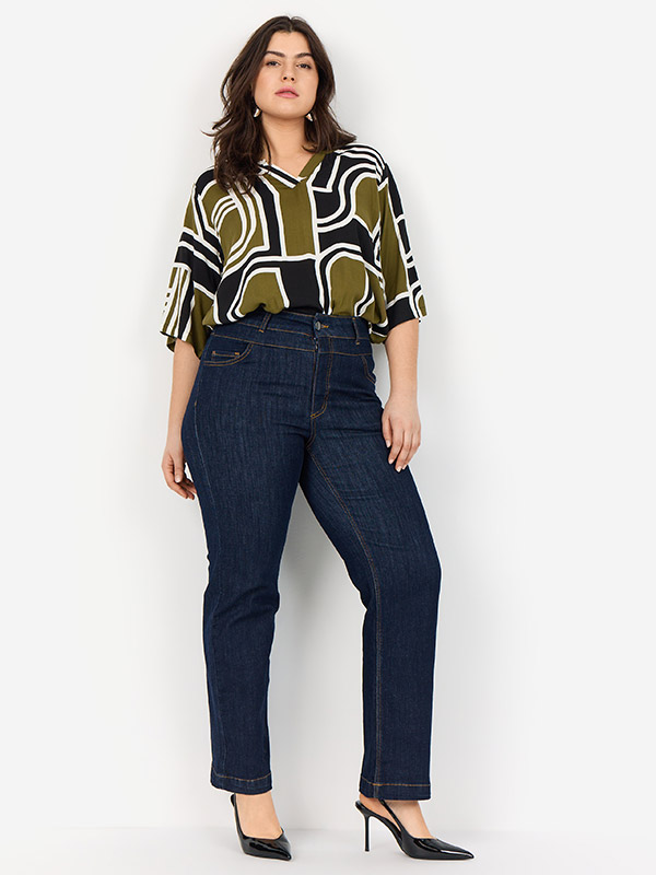 WA-NATALIE - Plus Size Bluse fra Wasabi Concept