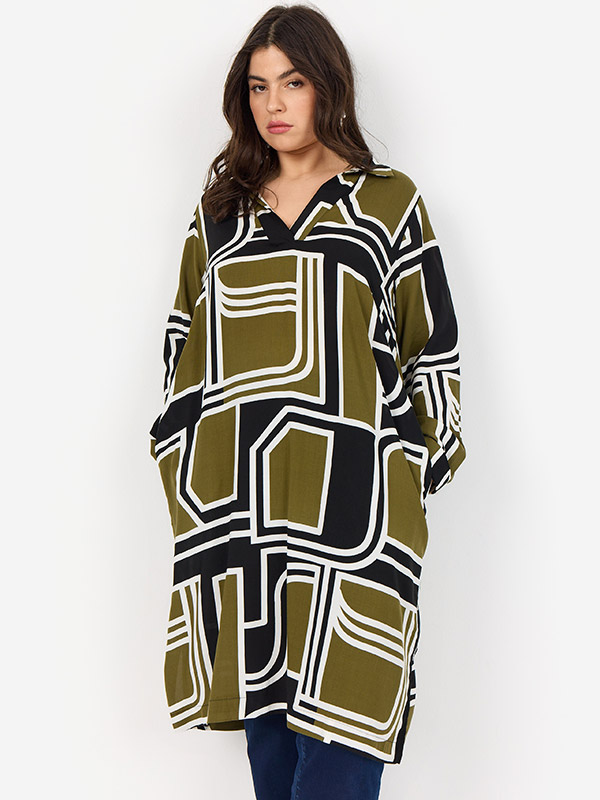 WA-NATALIE - Plus Size Tunika fra Wasabi Concept
