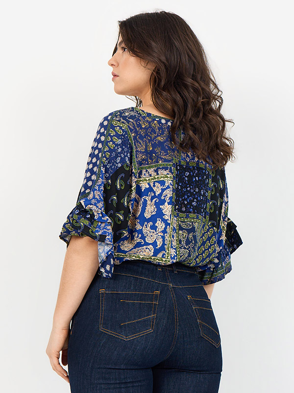 WA-NEA - Plus Size Bluse fra Wasabi Concept