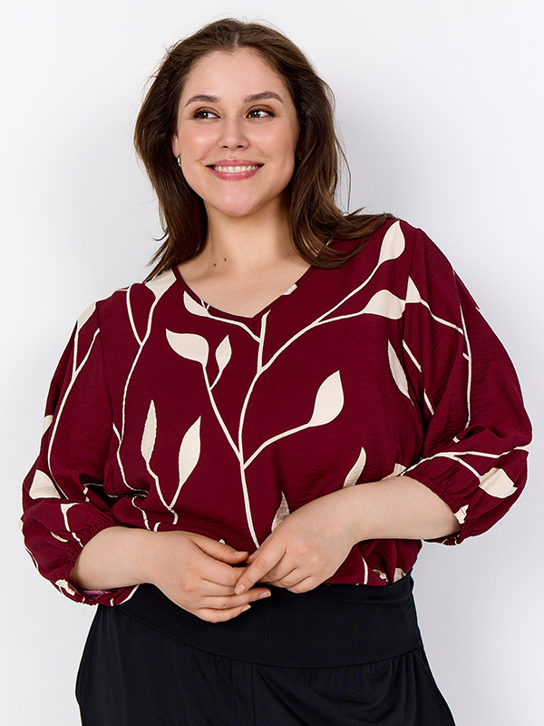 WA-NELLY - Plus Size Bluse fra Wasabi Concept