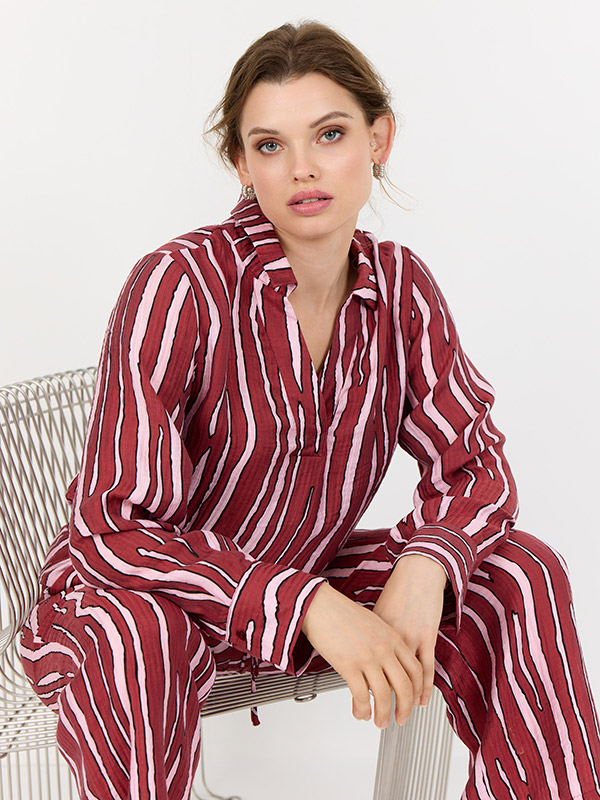 WA-CHANELLA - Plus Size Bluse fra Wasabi Concept