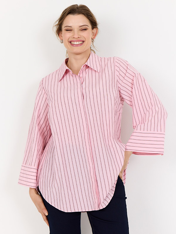 WA-CRISTIN - Plus Size Skjorte fra Wasabi Concept