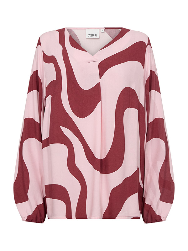 WA-CHANITA - Plus Size Bluse fra Wasabi Concept