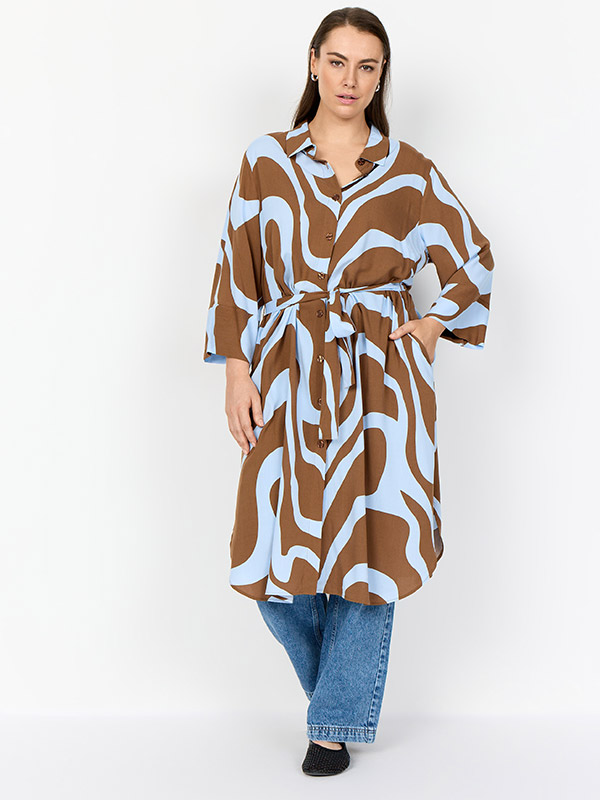 WA-CHANITA - Plus Size Kjole fra Wasabi Concept